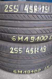 Opony Continental 255/45R19 104Y XL Letnie 6mm 2szt. 2019r.