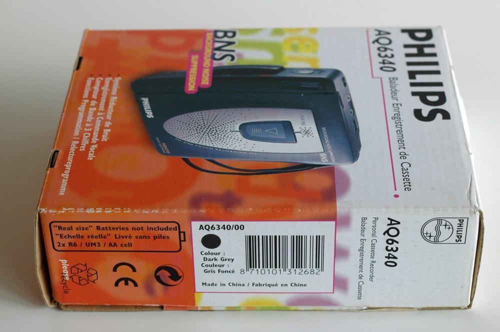 Gravador Leitor Portatil Philips AQ6340