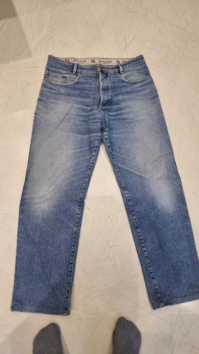 Spodnie męskie granatowe jeansowe Pierre Cardin