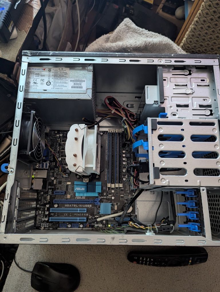 Компьютер для работы и игр: AMD FX -6300, 10 DDR3, 128 SSD+500 HDD