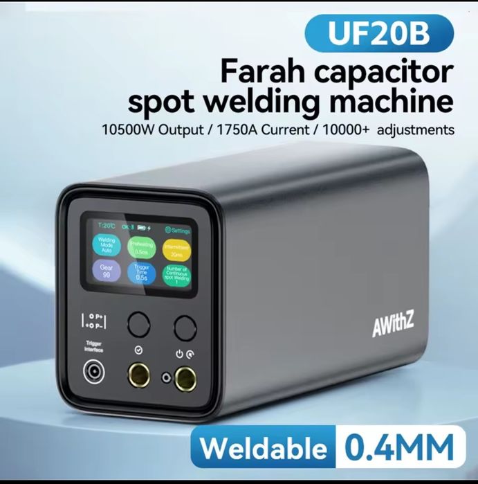 Точкова зварка AwithZ UF20B (мідь 0,15 мм) потужніша за Docreate DO-02