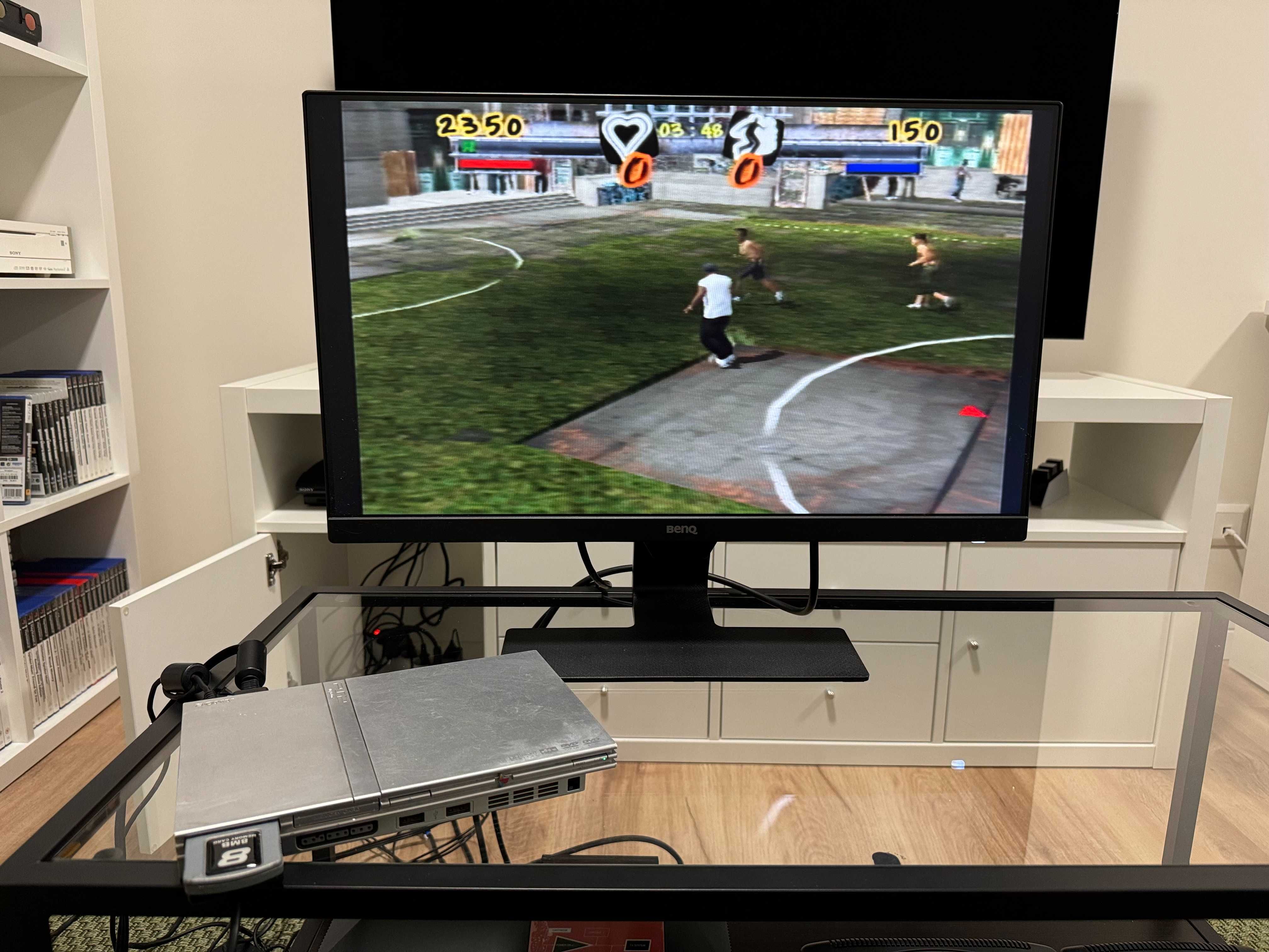 Playstation 2 slim silver + jogos