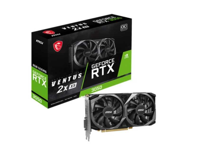 MSI GeForce RTX 3050 Ventus 2X XS OC 8GB GDDR6