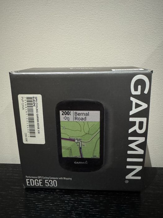 Garmin edge 530 com capa, caixa e acessorios fixação