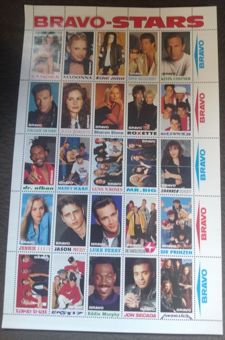Znaczki Brawo Stars dla kolekcjonerów