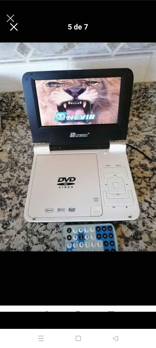 DVD Portátil funcionar