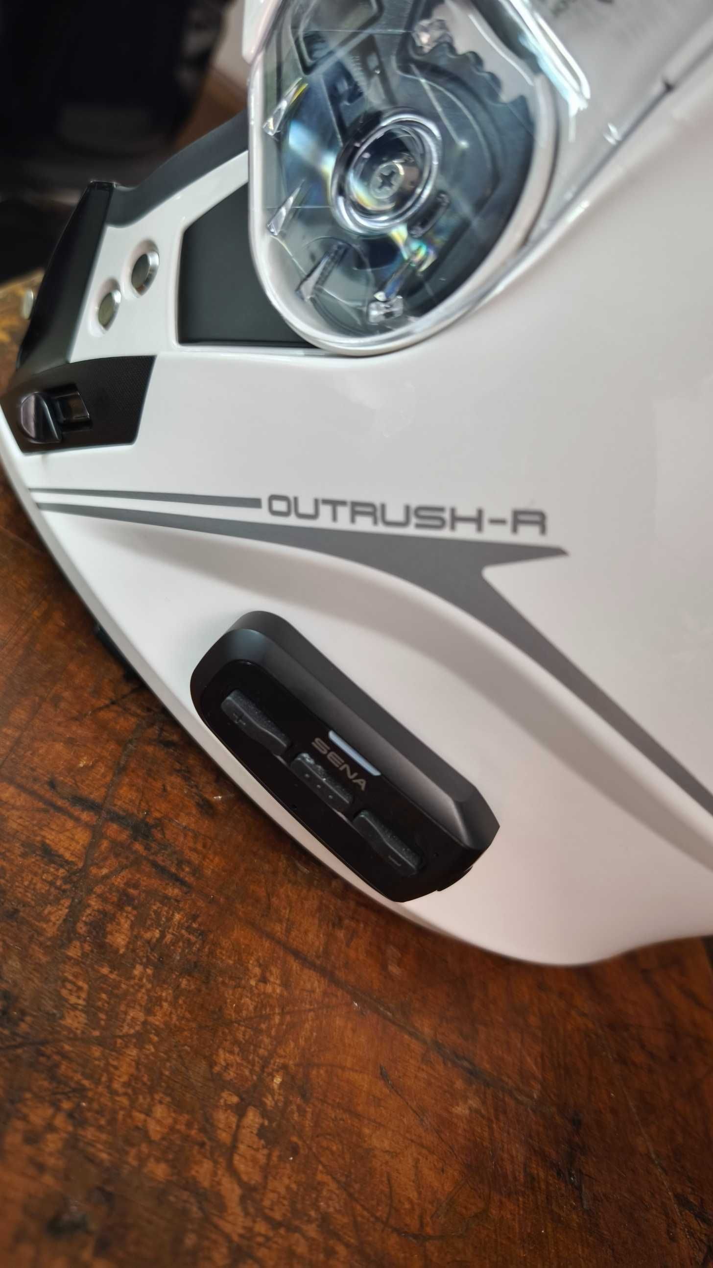 Capacete modular SENA com Sistema de intercomunicação integrado