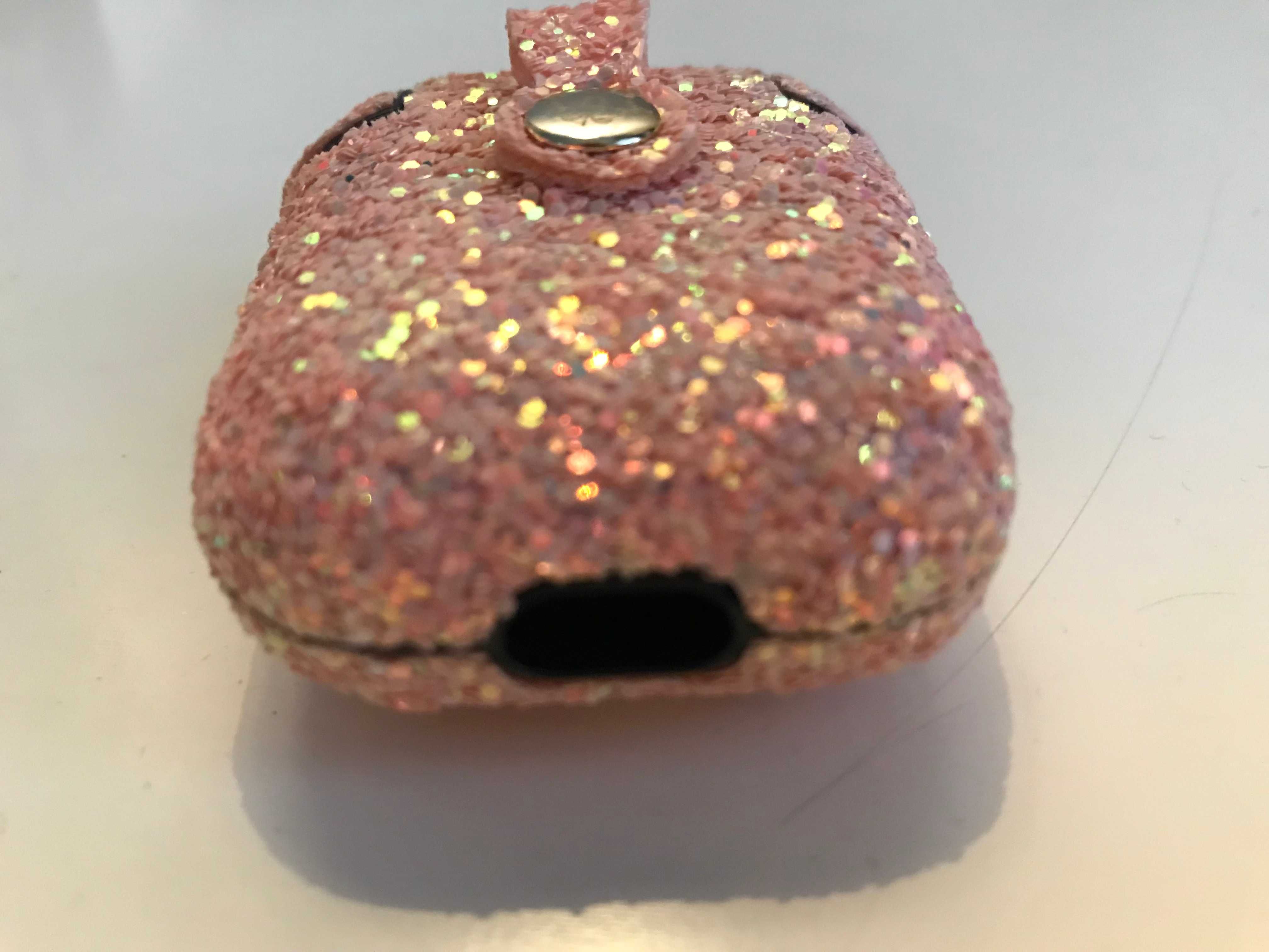 Airpods 1 i 2 case etui z klapką glitter błyszczące Nanette Lepore