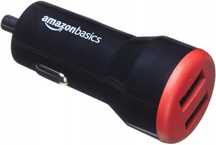amazonbasics cla-2u5480_black_red ładowarka do urządzeń przenośnych