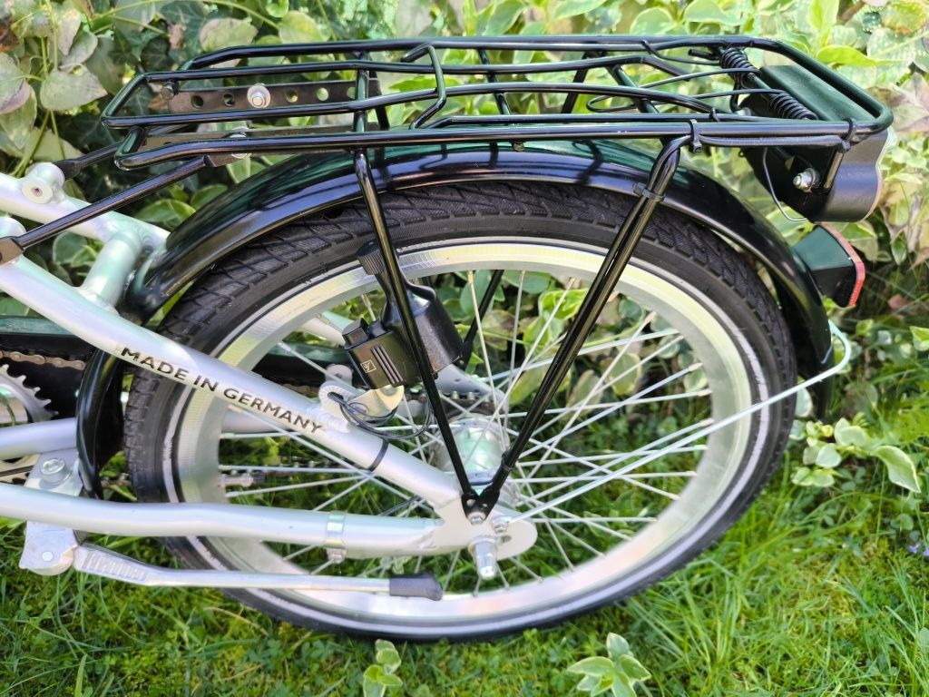 Jak nowy firmowy rower alumioniowy składak, składany z przerzutkami