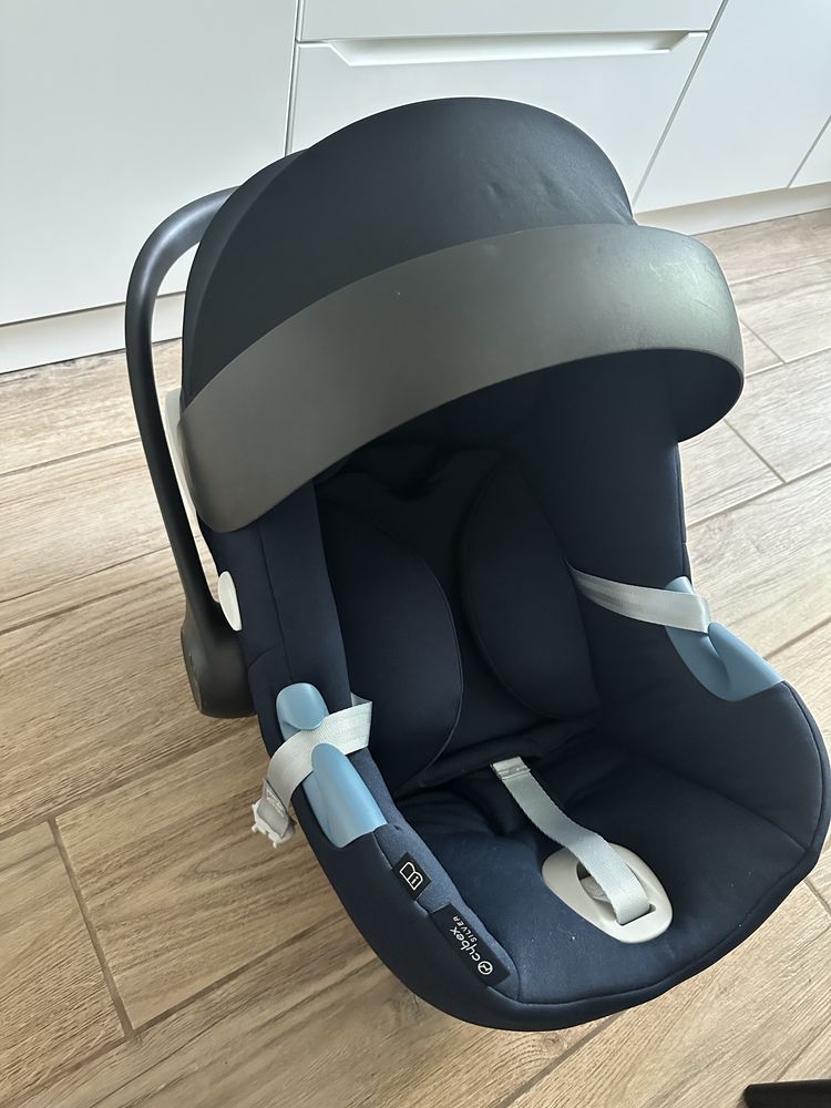 Автокрісло автолюлька переноска Cybex silver