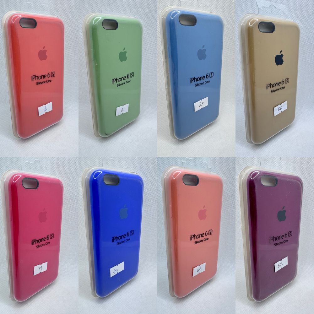 Чехол  Silicone cover для iphone айфон 6 7 8 plus и другие