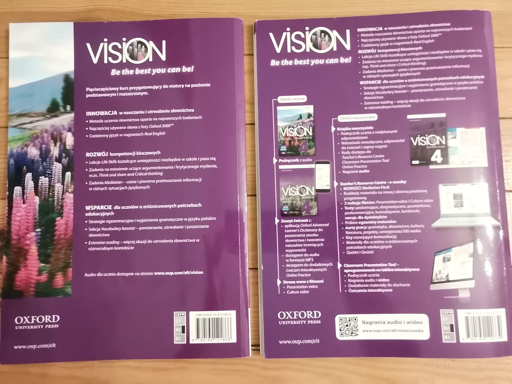 Podręcznik i ćwiczenia Vision 4