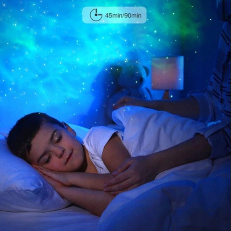 Projektor Gwiazd Nieba LED Astronauta Lampka Nocna na pilot, 21,5 cm