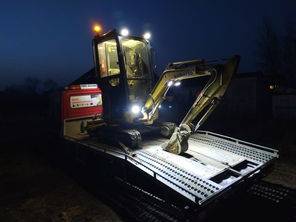 Usługi minikoparka koparka wywrotka wiertnica transport