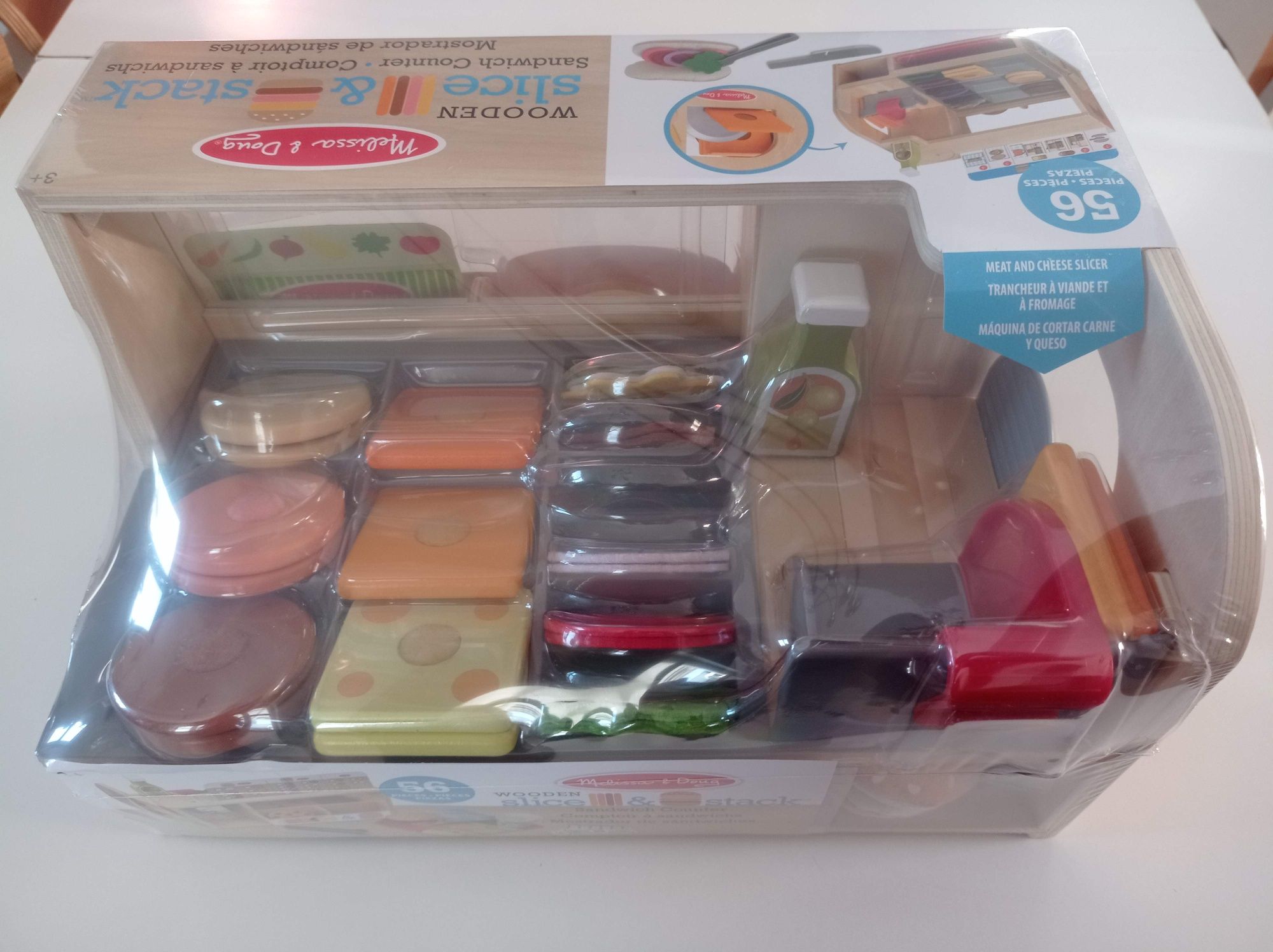 Sklep z kanapkami Melissa and Doug drewniana lada kanapkowa NOWE