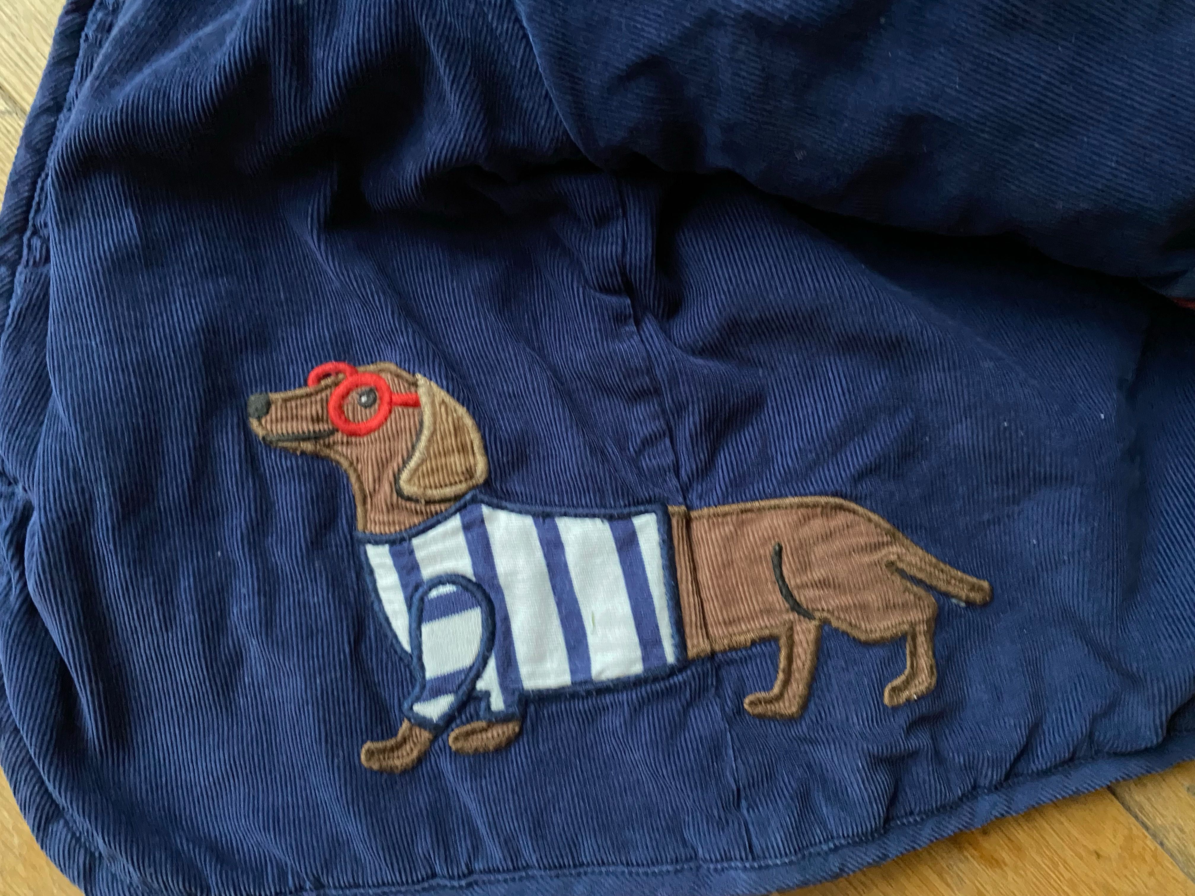 Mini Boden kurteczka przejściowa/bluza, jamnik, r. 98, 2-3 lata