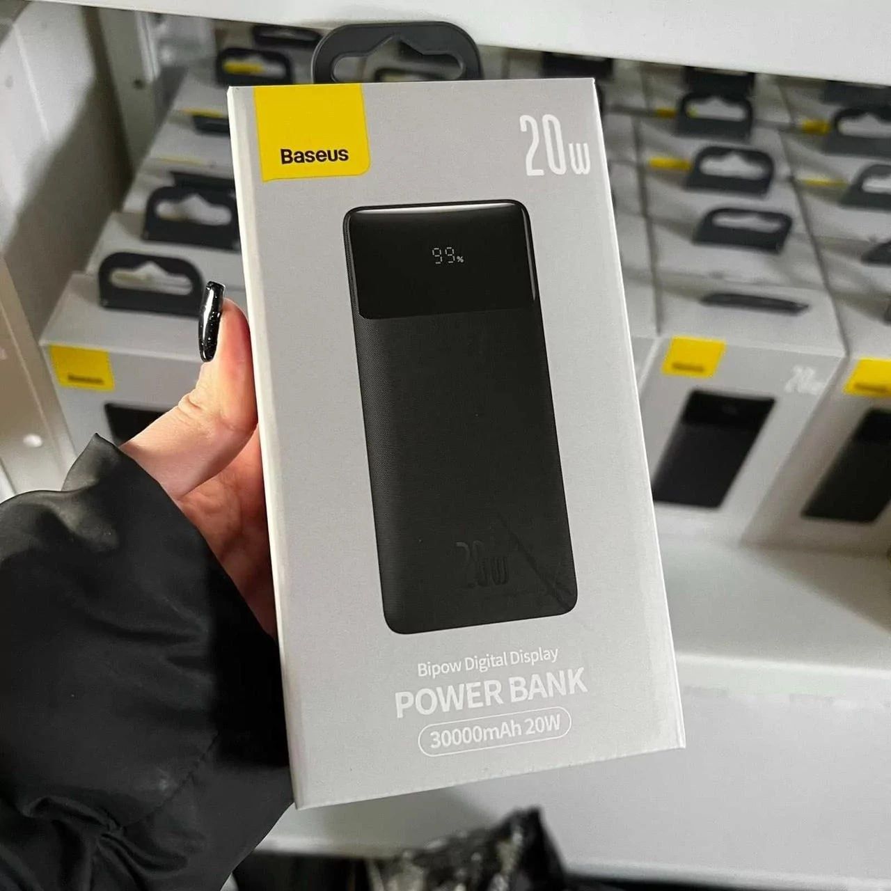 Повербанк Baseus 30000mah 20w портативна зарядка для телефону