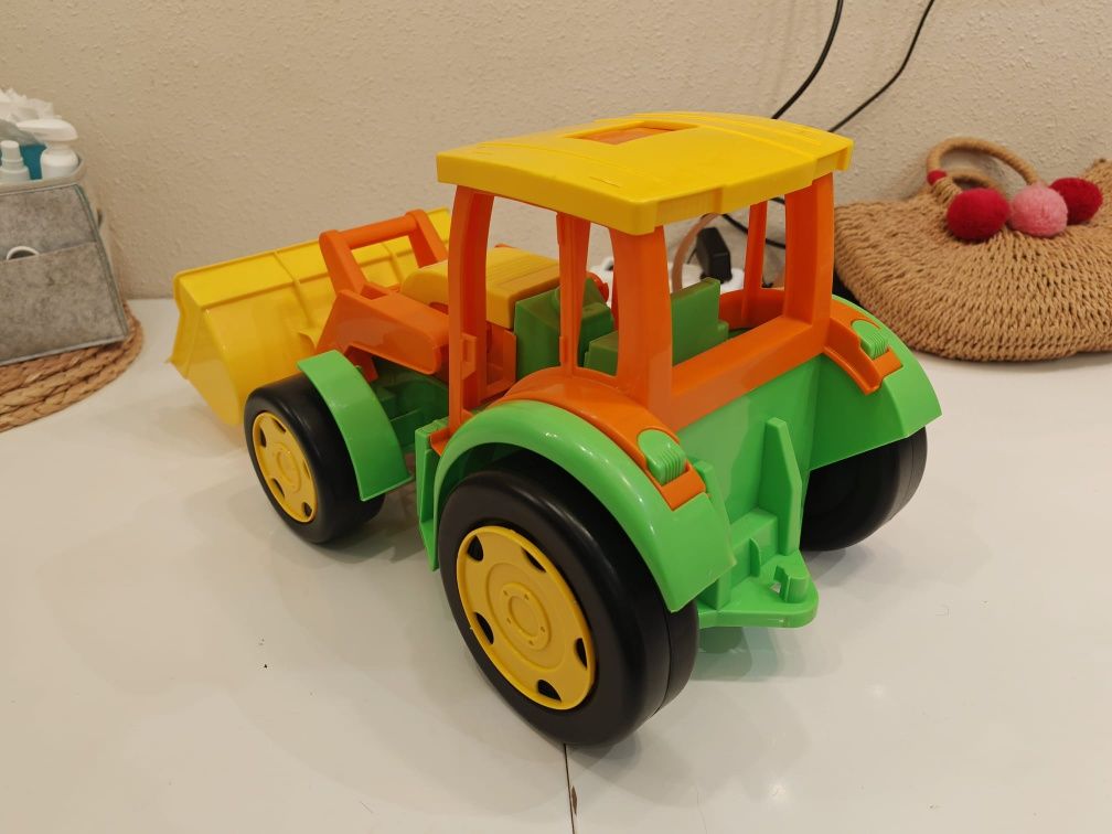 Duży 60 cm traktor spychacz Wader