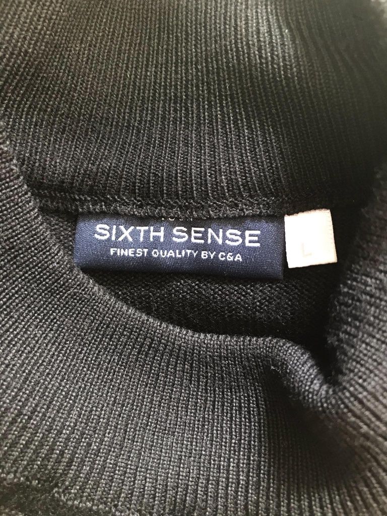 Sixth sense sweter krótki rękaw damski L
50%wełna merino 
rozmiar:L 
K