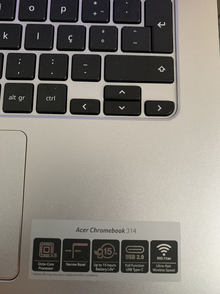 Chromebook praticamente novo com caixa ,comprado em dezembro de 2024