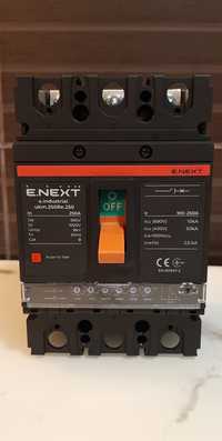 Силовой автоматический выключатель e.industrial.ukm.250Re.250 с электр