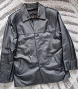 Kurtka skórzana skóra L/XL czarna Leather collection