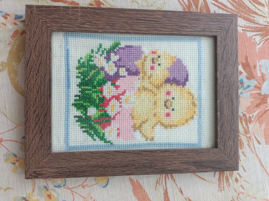 Obraz haftowany krzyżykowo