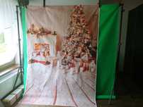 Tło fotograficzne + 2 soft boxy + stelaż