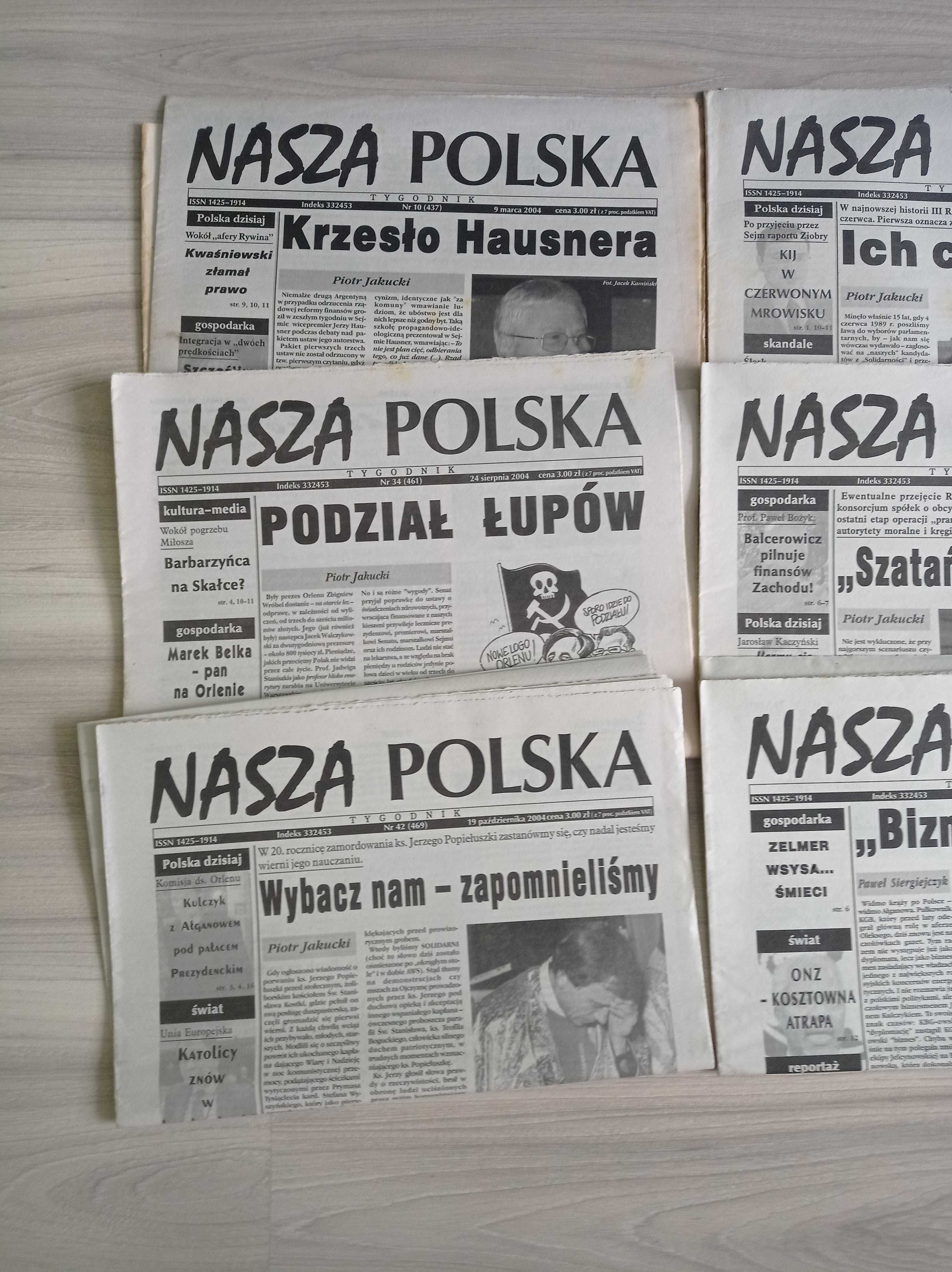 Nasza Polska 2004, zestaw gazet