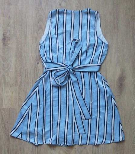 nowy kombinezon sukienka Orsay paski błękitny 40