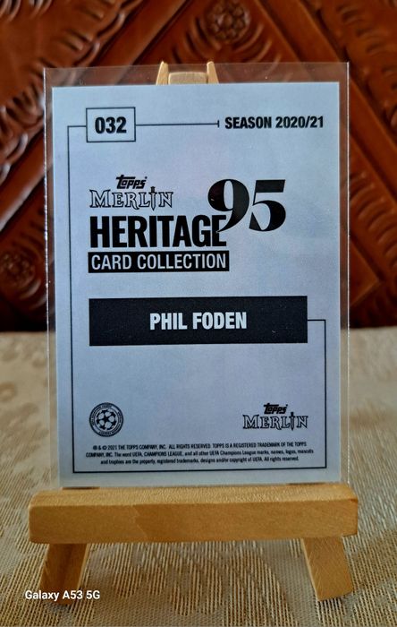 Carta Phil Foden RC Merlin
