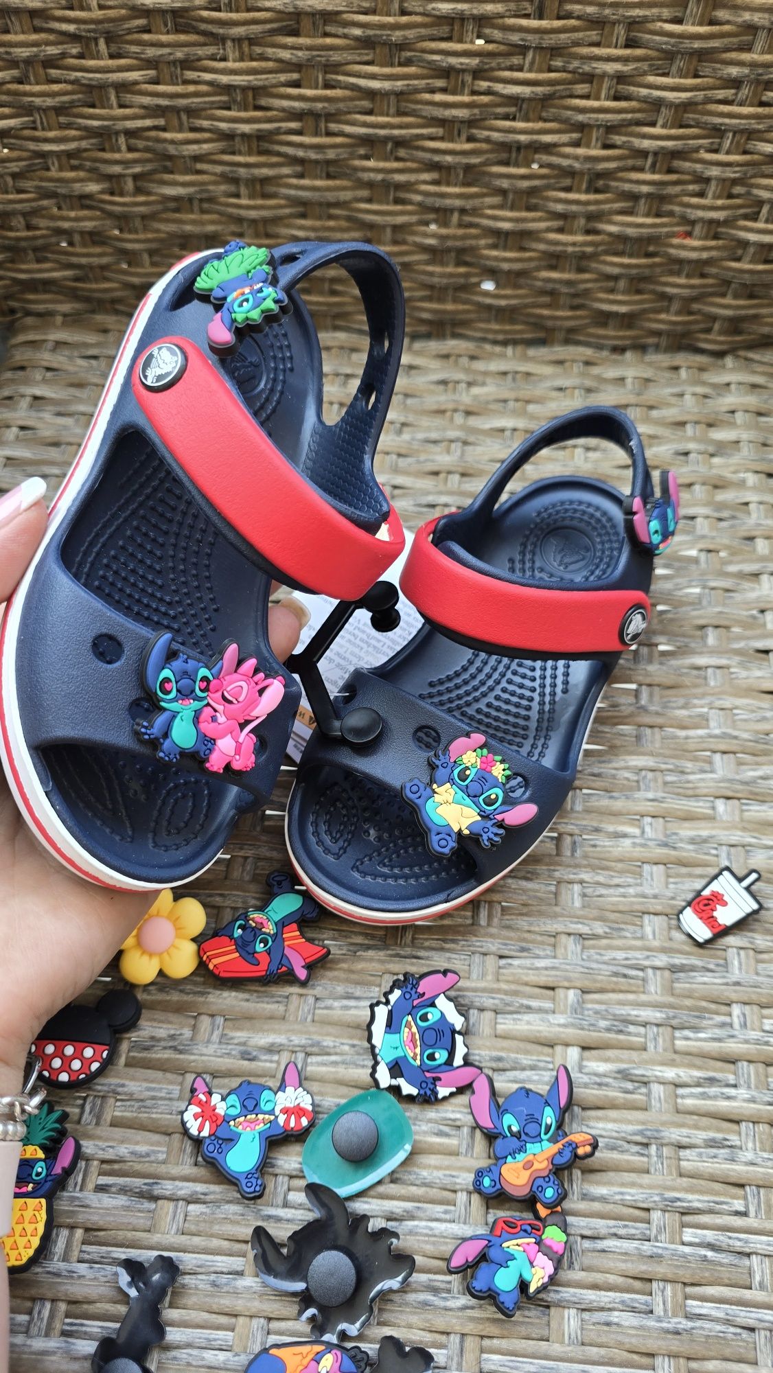 Дитячі сандалі для дівчат crocs bayaband c9 c10