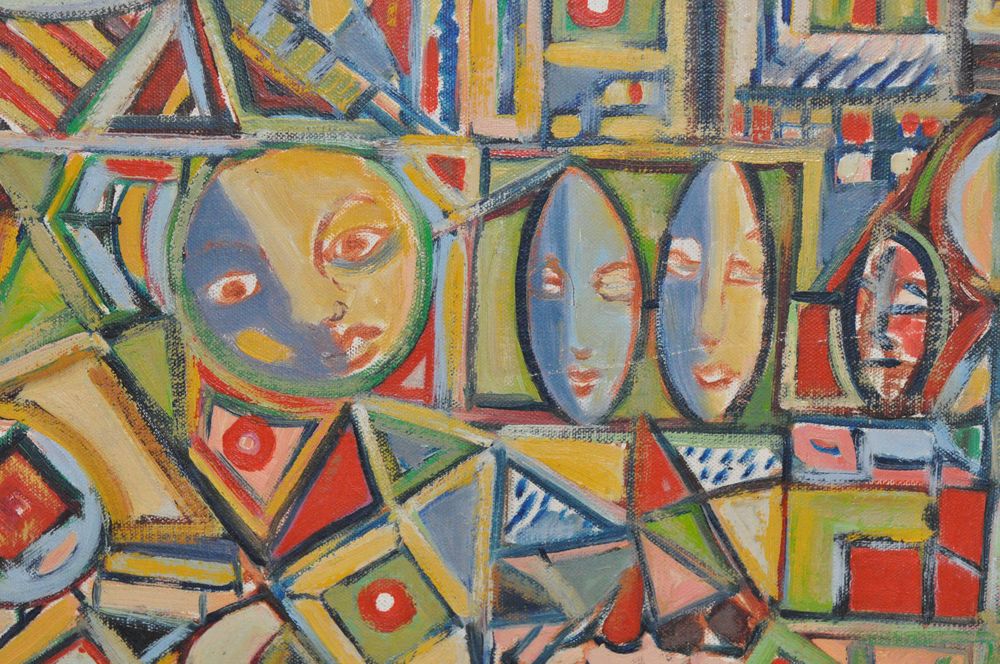 pintura em oleo interessante