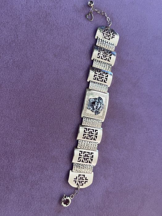 złota bransoletka versace piękny model złoto 14k 585