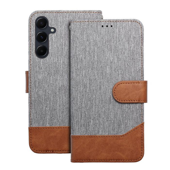 Kabura JEANS Book do SAMSUNG A55 5G szary