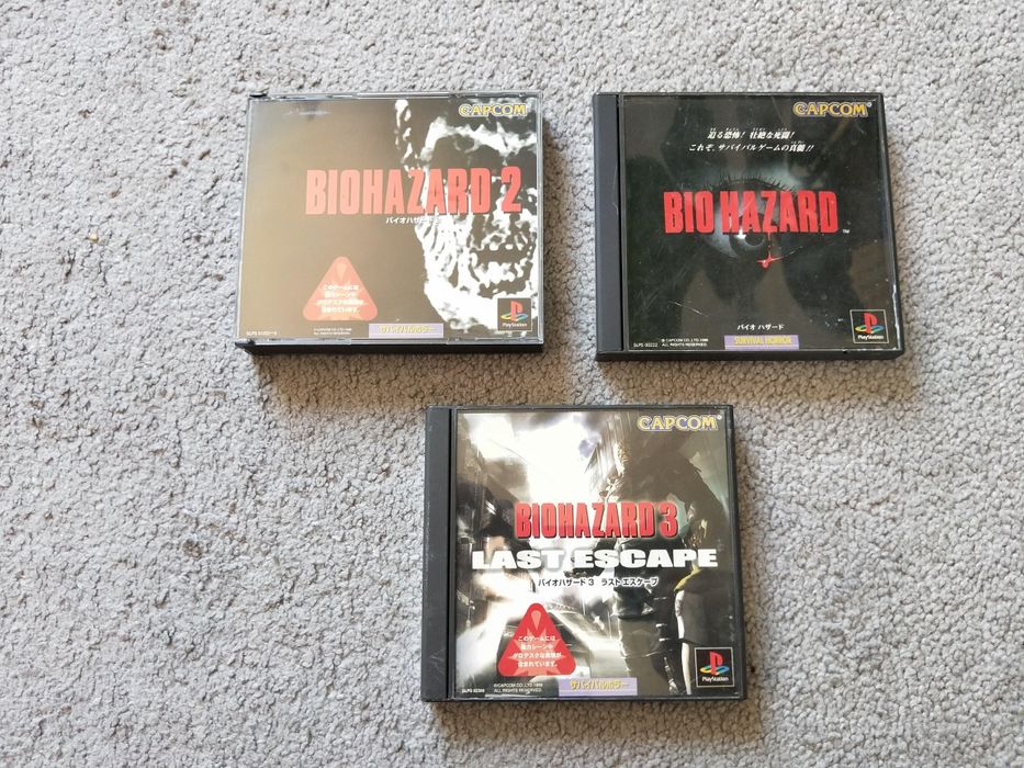 Trylogia PSX PlayStation Biohazard NTSC-J