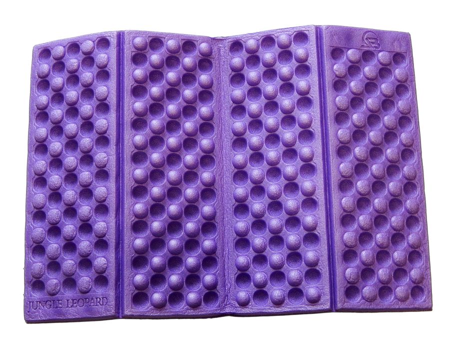 Karimata siedzisko składane Jungleleopard 39 x 27 x 1cm - fioletowa