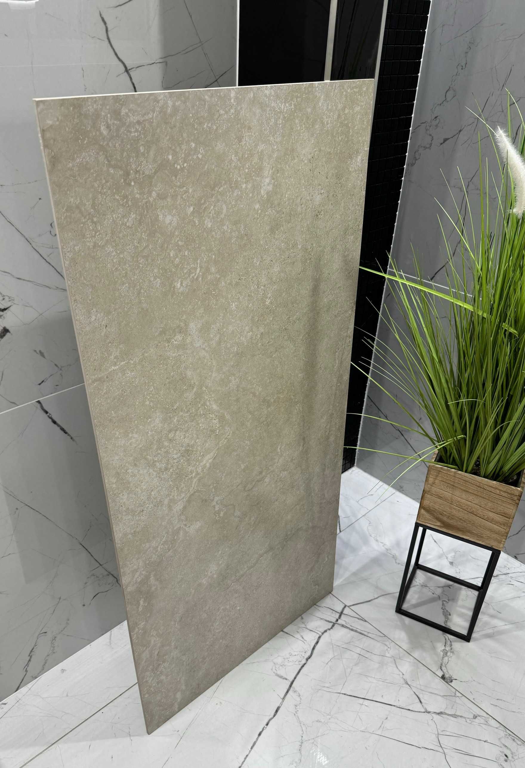 Gres marmuropodobny 120x60 KREM/BEŻ półmatowy - PROMOCJA - Super Cena!