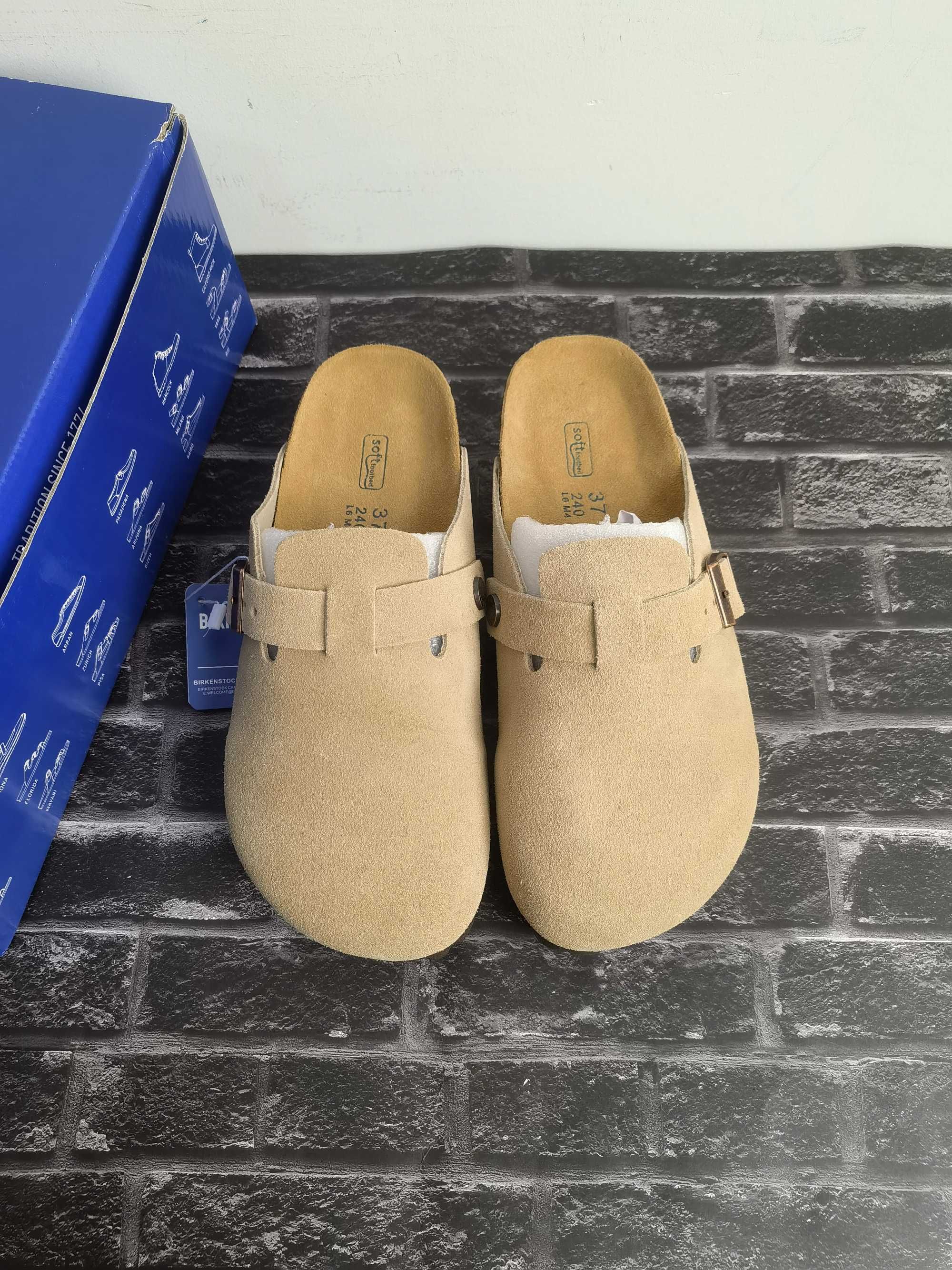 Nowe buty, klapki damskie Birken, rozmiar 38