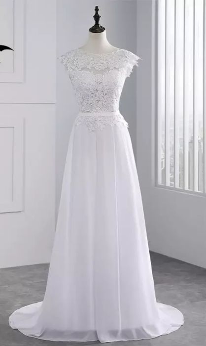 Nowa suknia ślubna ecri