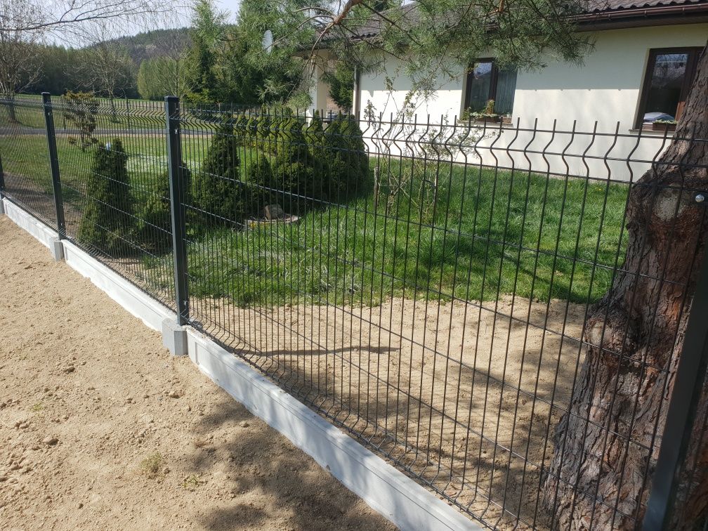 Ogrodzenie panelowe Wiśniowski kompletne 55zl metr 10 lat gwarancji