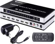 Przełącznik HDMI 5x1 4K 30hz 5xport 1080P Ultra HD 4K pilot Extractor