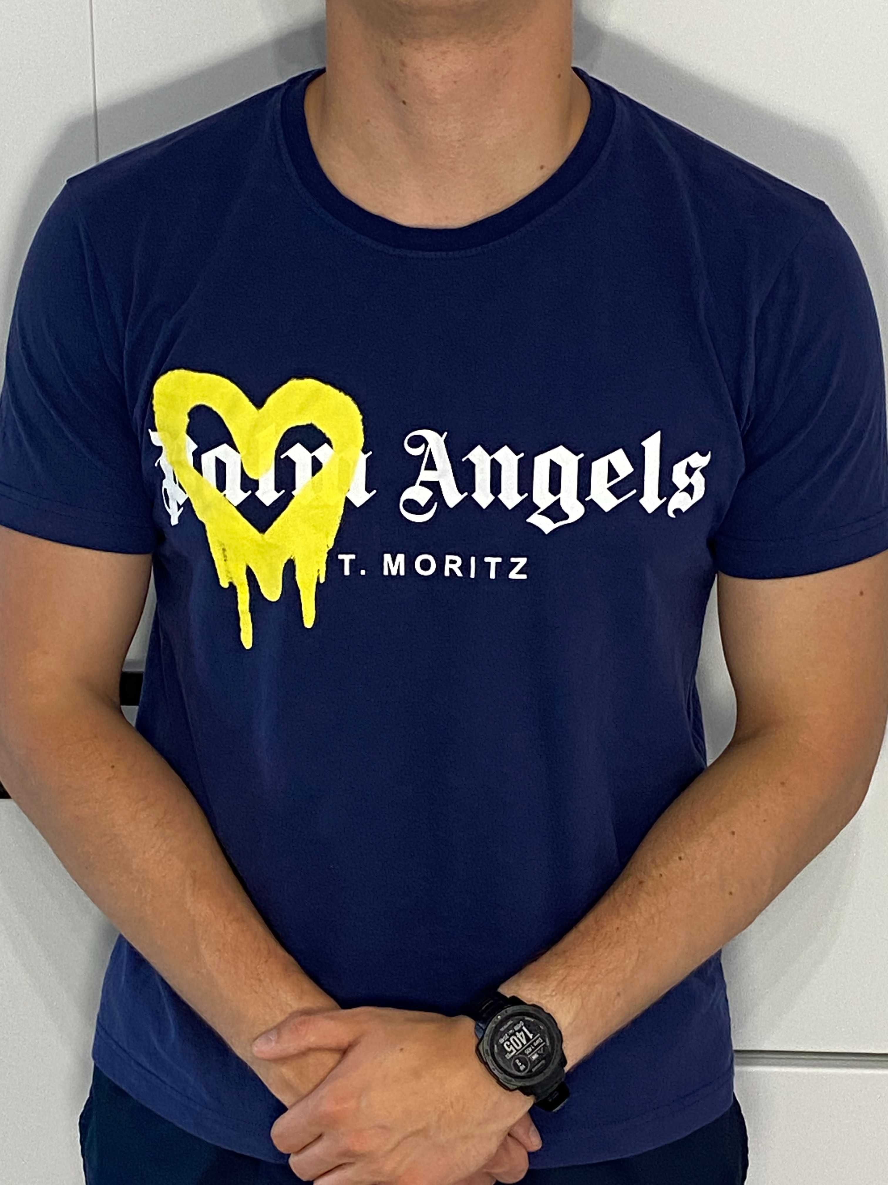 Palm Angels, koszulka bawełniana, stan bardzo dobry, rozmiar M