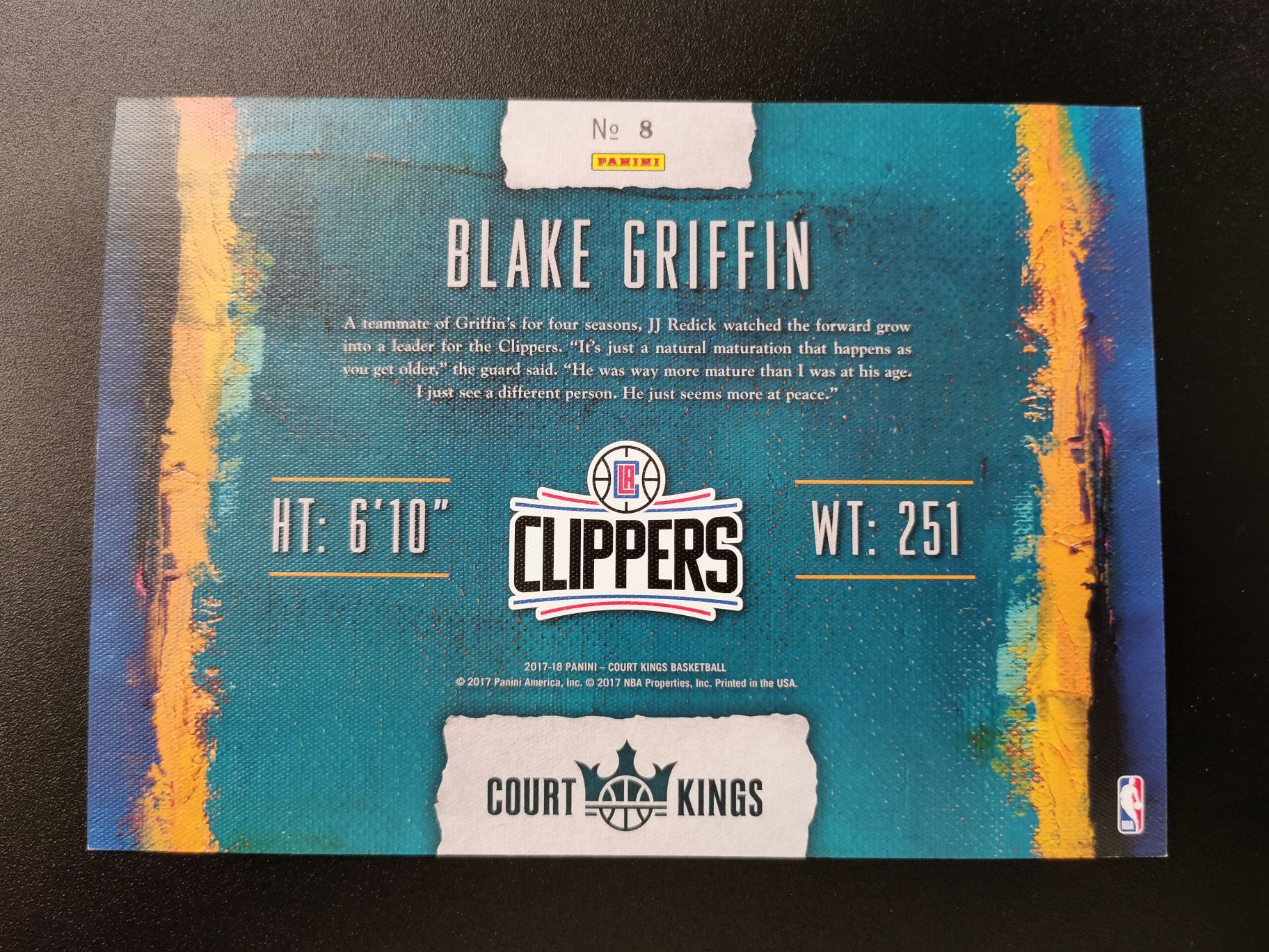 Karta NBA. Blake Griffin - Los Angeles Clippers.