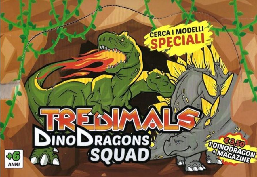 Coleção Tredimals Dino Dragons Squad
