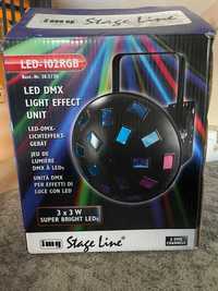 Diodowy efekt świetlny DMX IMG Stage Line LED-102RGB