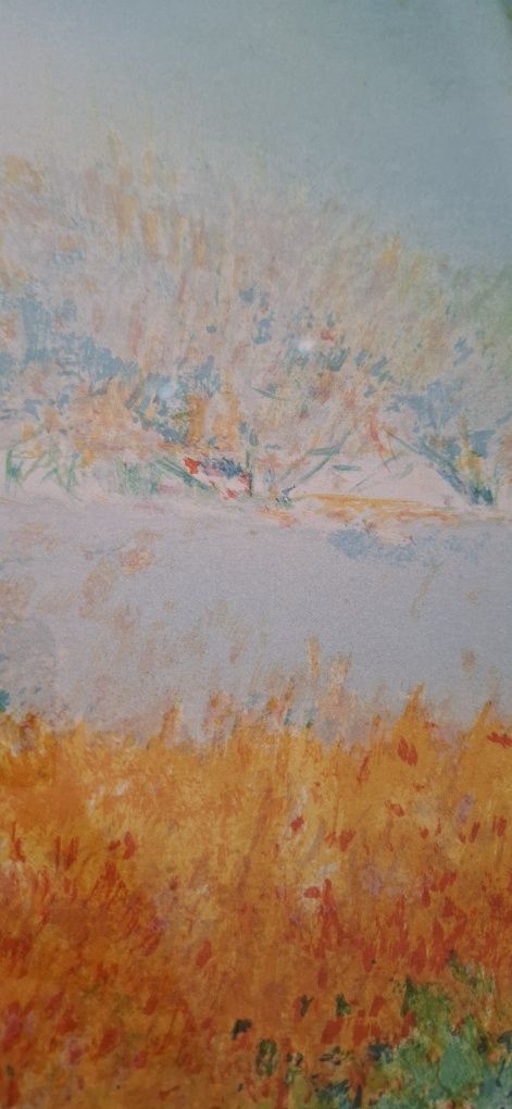 Огромна (90×73 см)  кольорова літографія. Художник: Claude Manoukian