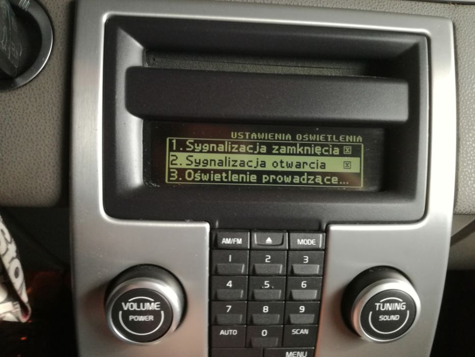 Polskie menu polski język VOLVO V50 S60 S80 V70 XC60 XC90 Bełchatów