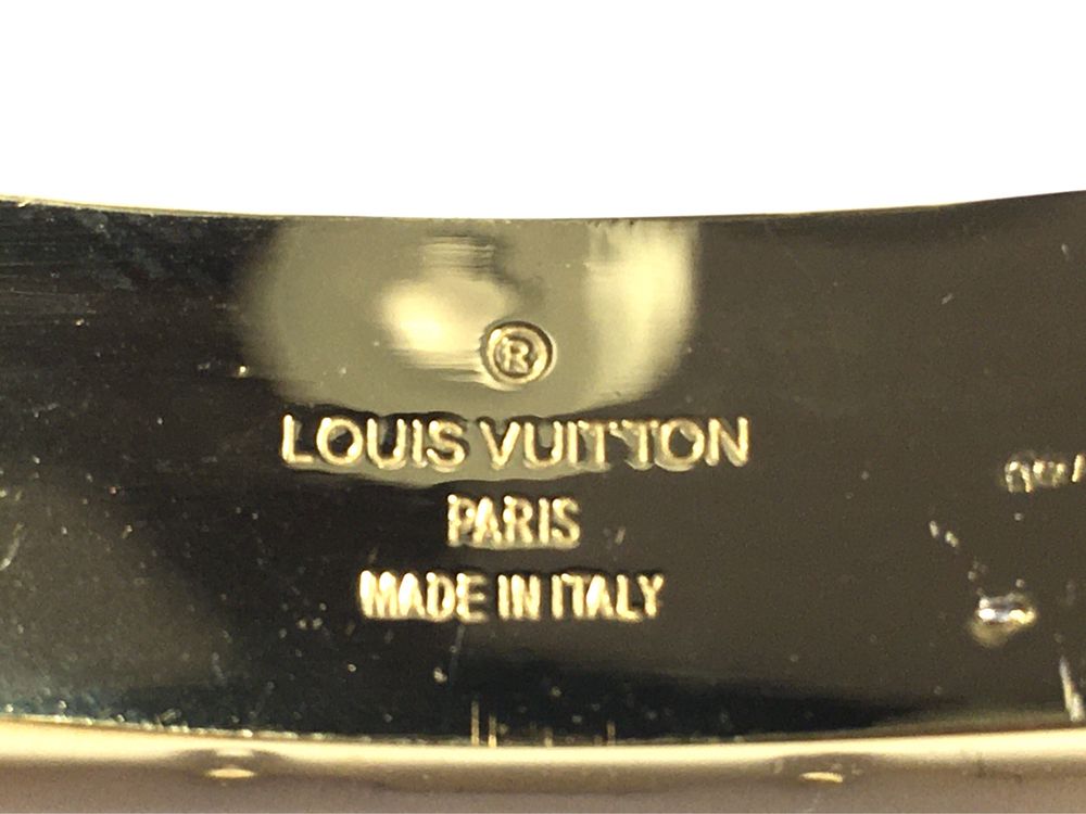 Złota oryginalna męska bransoleta Louis Vuitton•pozłacana ogniowo 18K